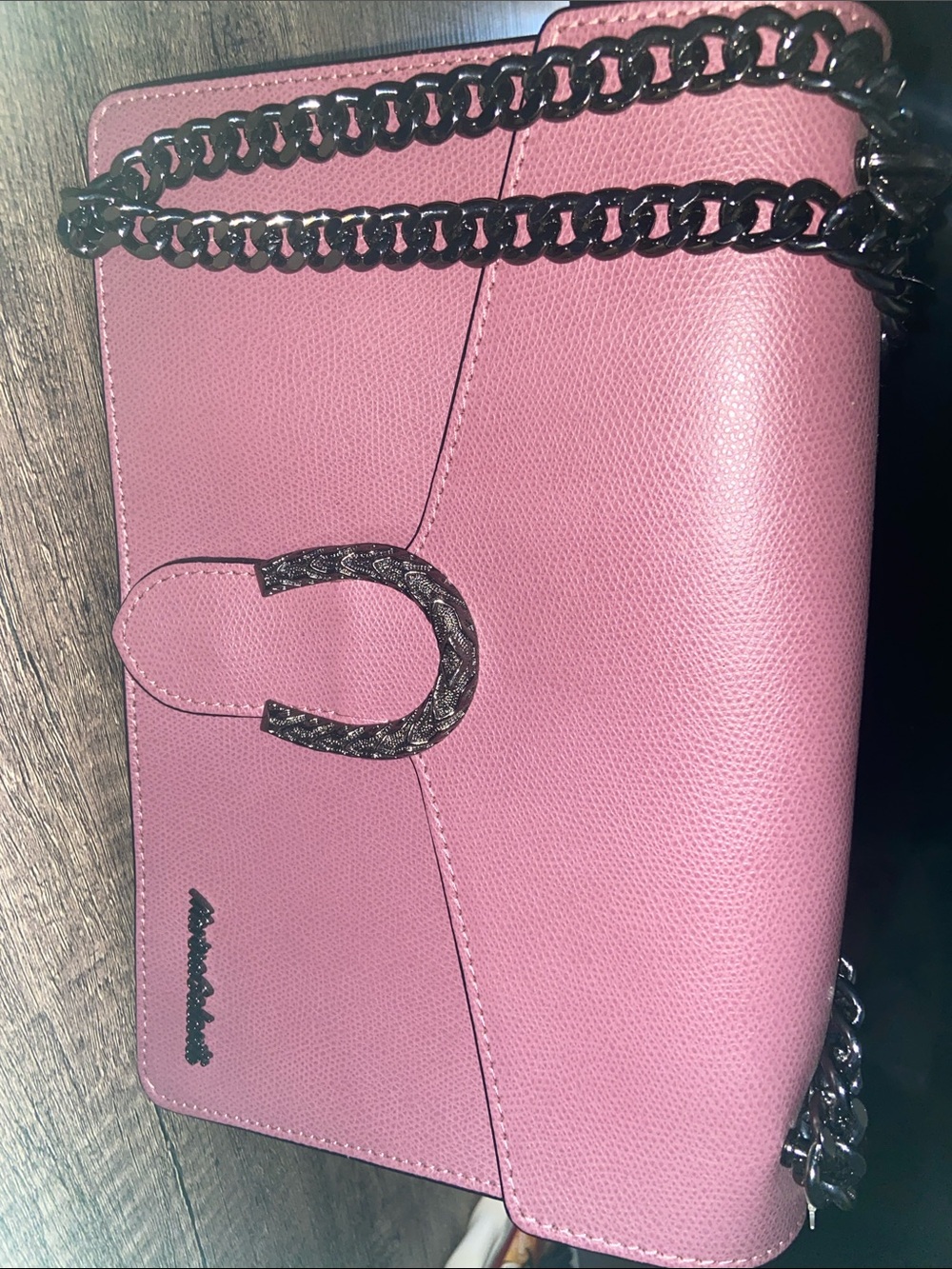 Marina Galanti-Pink Chain-Handle Shoulder Bag